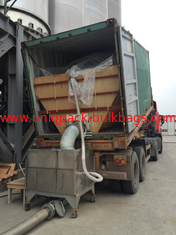 China PP Woven Dry Bulk Container Liner Bags With triangle bottom / bulkhead for PP,PE,PVC,PET supplier