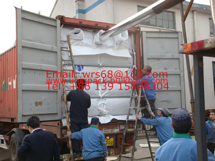 China Pneumatic loading PP Woven Container Liner Bag For poly resins like PP, PE, PVC, PET, PDA supplier