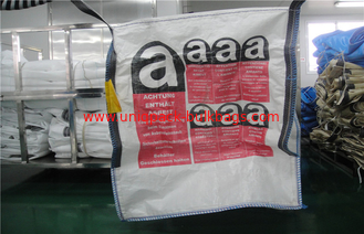 China heavy duty U-panel bags and with blue side stitch lock supplier