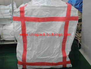 China circle square bottom 1 Ton Bulk Bags , mining Chemical powder big bag supplier