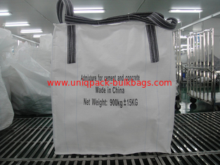 China Cement / Concrete polypropylene sand 1 Ton Bulk Bags / Flexible Intermediate Bulk Containers supplier