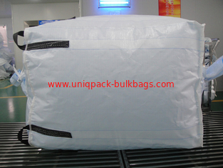 China large Flexible Intermediate Bulk Containers , Top bottom spout 1 tonne jumbo bags supplier