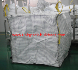 China U panel UV treated Type C FIBC , 4 loops big 1 tonne bulk bag supplier