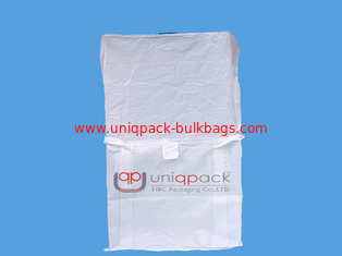 China Food Grade Industrial Bulk Bags Mining With Duffle Top And Flat Bottom supplier
