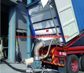 China Flexible pp bag bulk container liners for 20' 40' feet container supplier