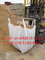 Woven Polypropylene 1 Ton Bulk Bags , One Ton Bags 1 Ton Sacks For Chemical / Building supplier