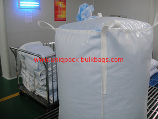 China Flexible 4-panel Industrial Bulk bags , Food grade packaging 1 ton Jumbo bag supplier