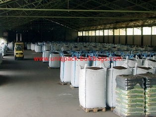 China Building FIBC Jumbo Bags Sand Bulk Bag  , Packing 500kg 650kg Sand In Bulk Bags supplier